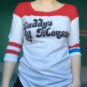 “Daddy’s Little Monster” quarter sleeve